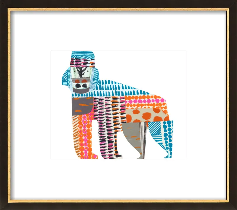 gorilla by Clare Youngs for Artfully Walls