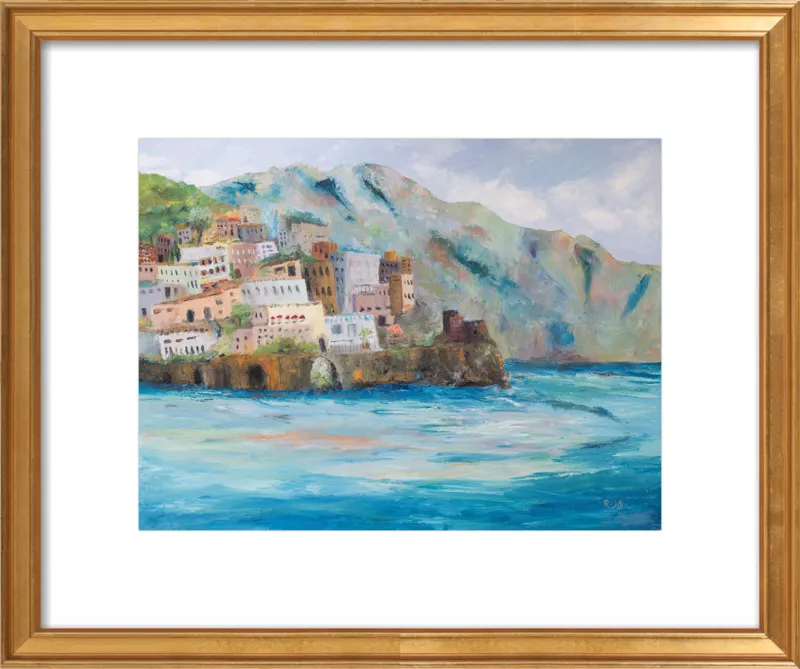 Amalfi Coast by Renee A Ortiz for Artfully Walls
