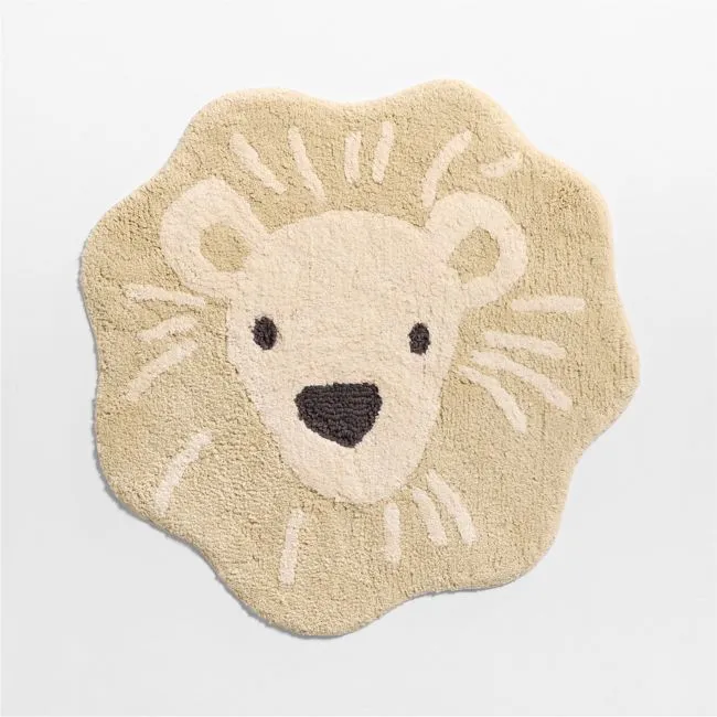 Lion Undyed 100% Organic Cotton Kids Bath Mat