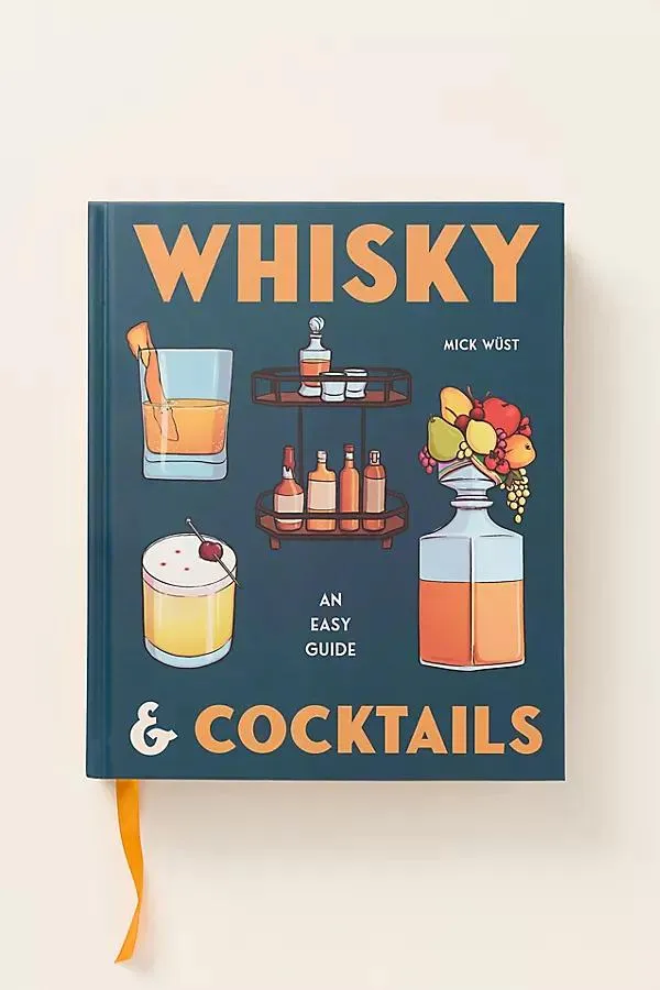 Whiskey & Cocktails Hardcover Cocktail Book