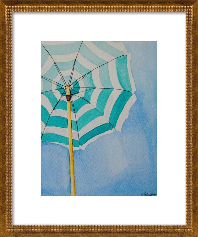 Stripes (Beach Umbrella Series) by Jen Scully  for Artfully Walls