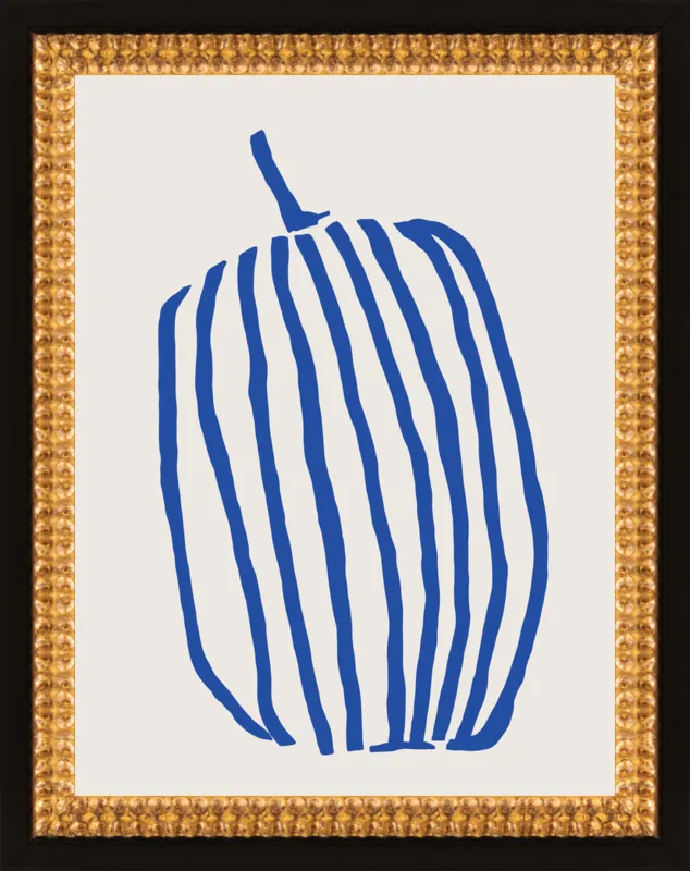Striped pumpkin by Jessica Nielsen for Artfully Walls