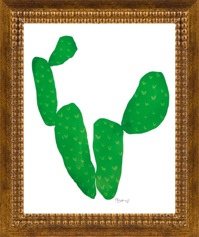 Green Cacti by Kate Roebuck for Artfully Walls