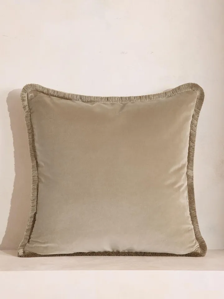 Margeaux Large Square Cushion, Oyster, US