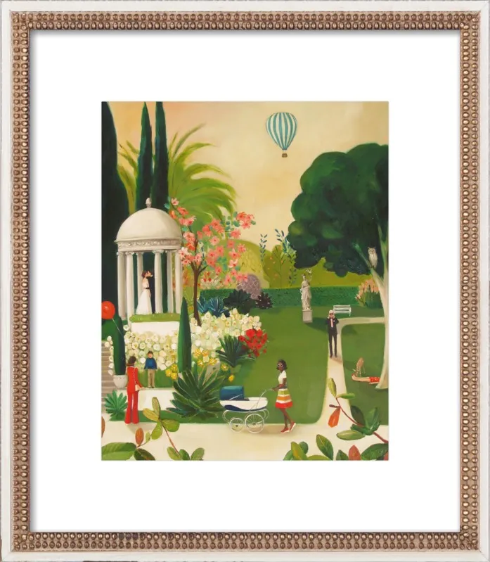 A Fainting in the Botanical Gardens by Janet Hill for Artfully Walls