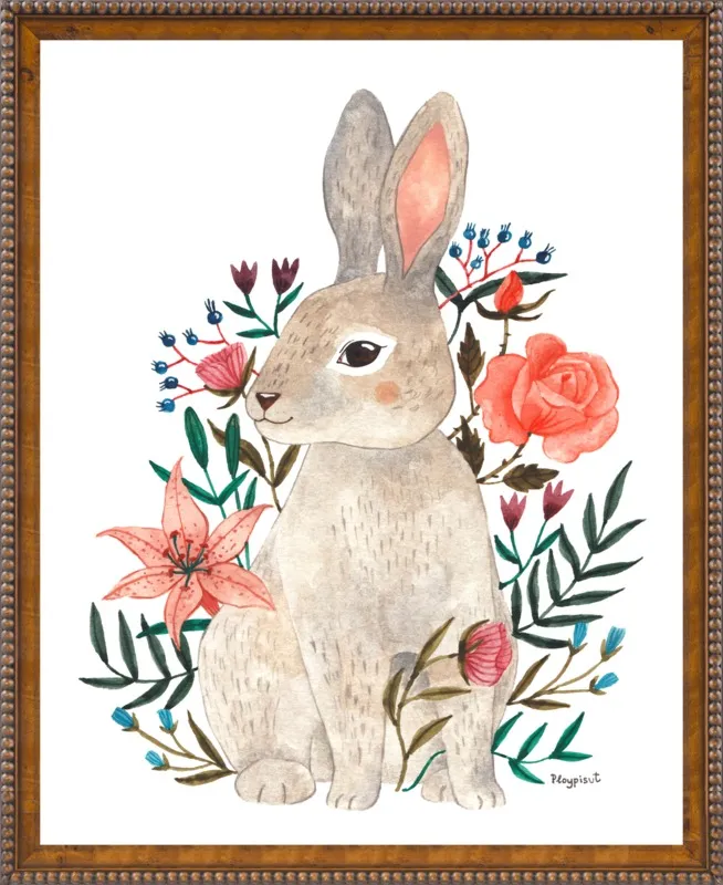 Rabbit by Ploypisut for Artfully Walls