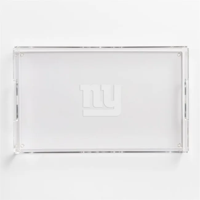 NFL New York Giants Small Rectangle Acrylic Decorative Tray