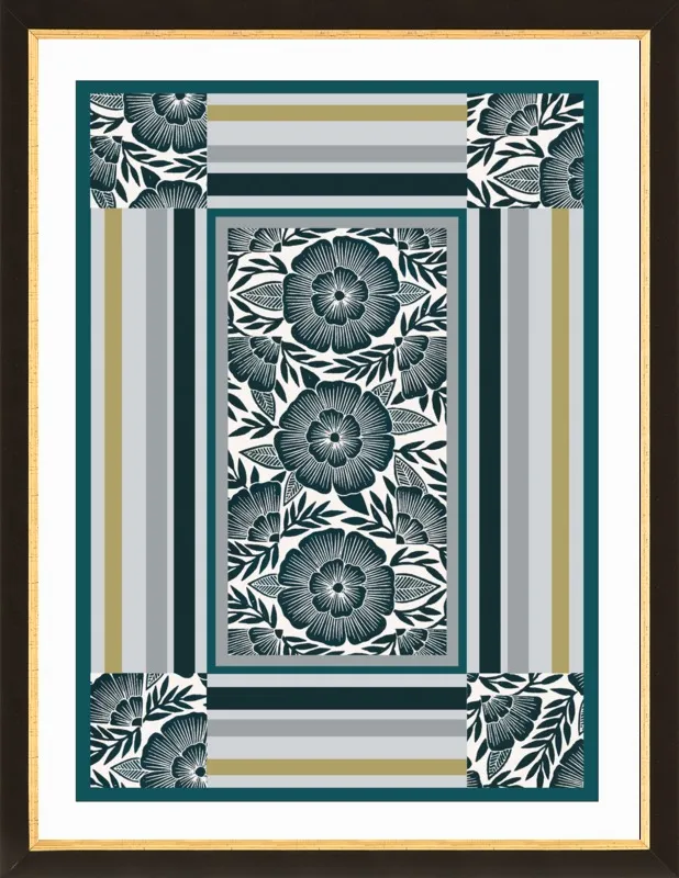 Botanical Frame 1 by Katharine Watson for Artfully Walls