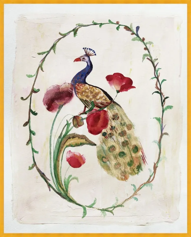 Peacock by Ruti Shaashua for Artfully Walls