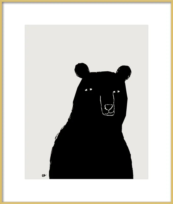 Benson the Bear by Rob Blackard for Artfully Walls