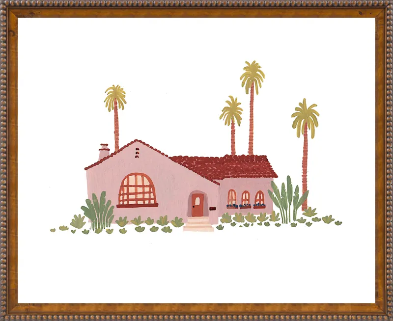 Pink Bungalow by Taylor Ann for Artfully Walls