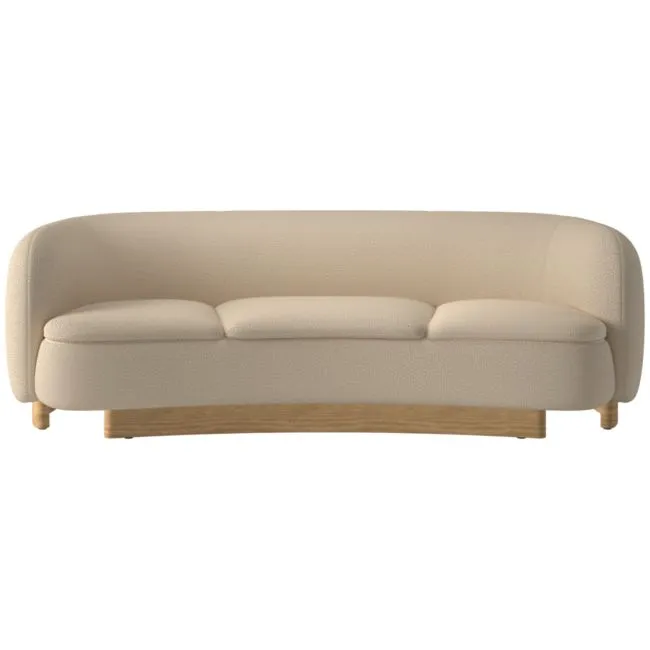Muir 90" Curved Sofa Hartman Camel