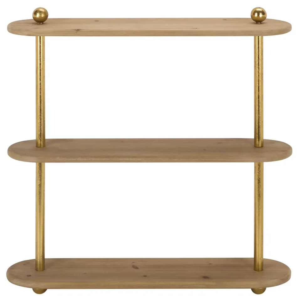 Nova Wall Shelf - Natural Unfinished / Antique G