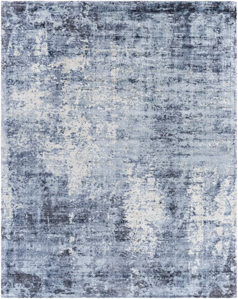 Park Avenue Blue Indoor 8' x 10' Handmade Rug