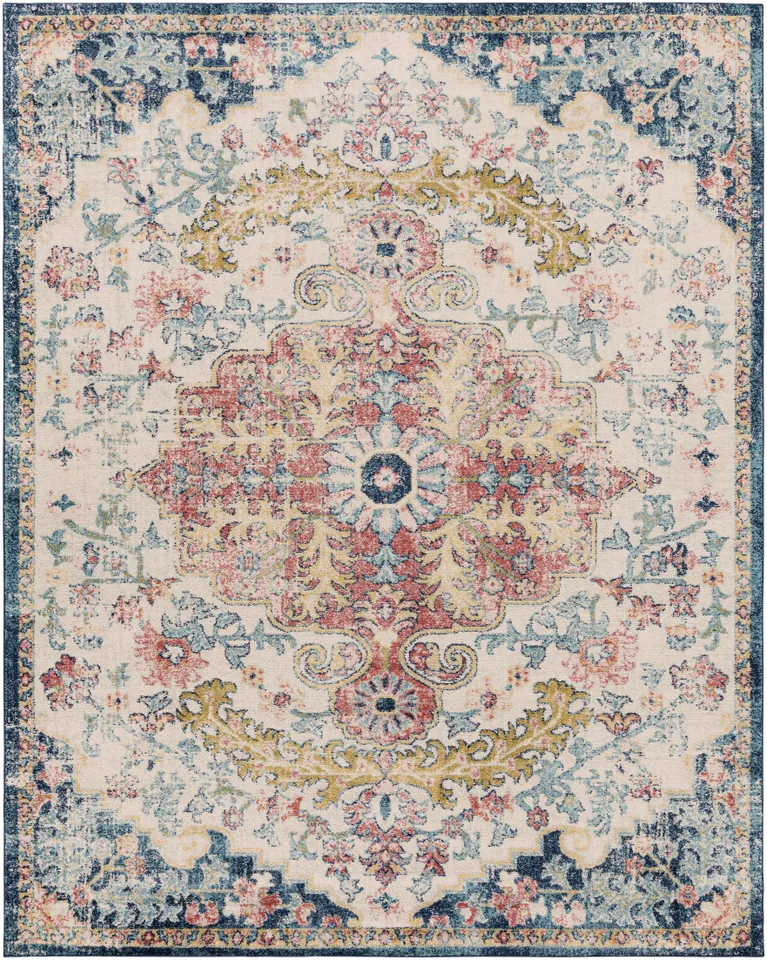 Murat Beige Indoor 7'10" x 10' Machine Woven Rug