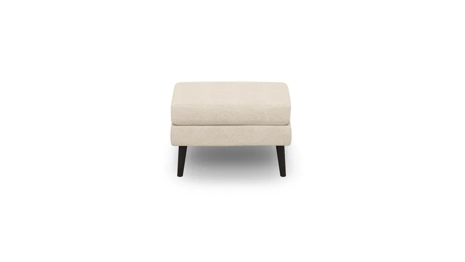 Nomad Ottoman - Georgia Clay - Performance Chenille / Ebony - Wood