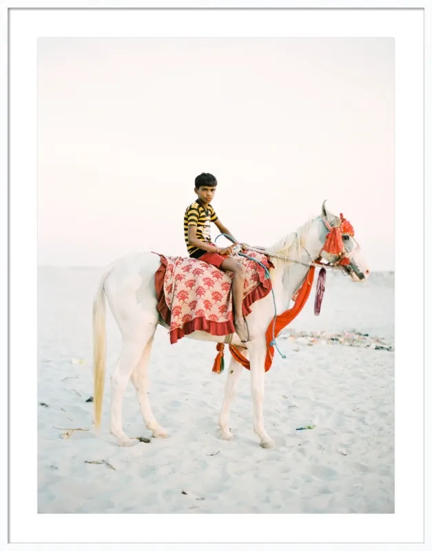 Boy on Horse by Andrew Jacona for Artfully Walls
