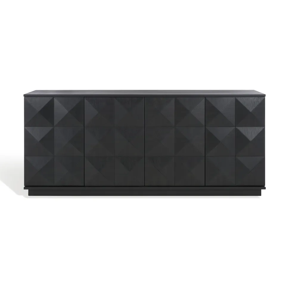 Patty 4 Door Sideboard - Black