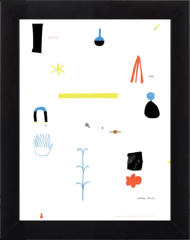 Working hard by playing around  by Agata Królak for Artfully Walls