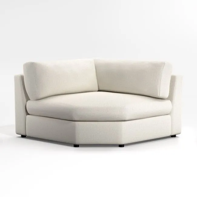 Aris Wedge Chair Sectional Piece