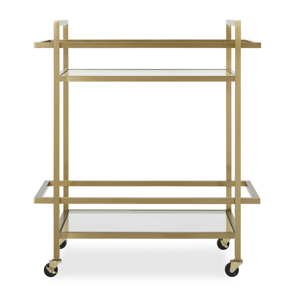 Erena Brass Bar Cart