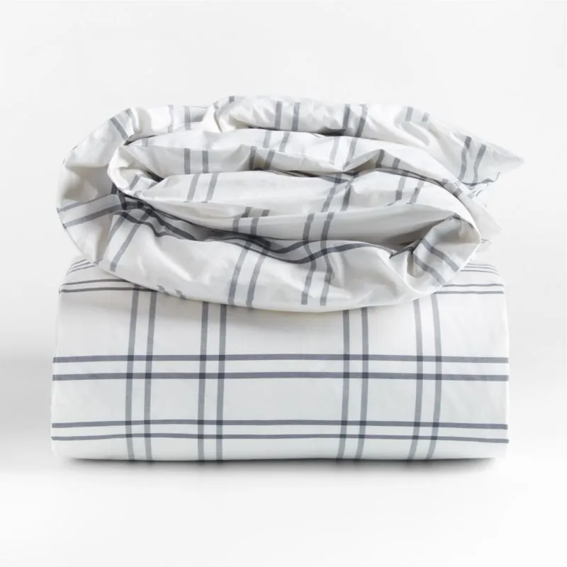 Stax Grey Kids Twin Duvet Cover