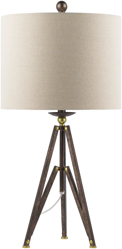 Durkin Metallic - Bronze Painted 27"H x 13"W x 13"D Accent Table Lamp