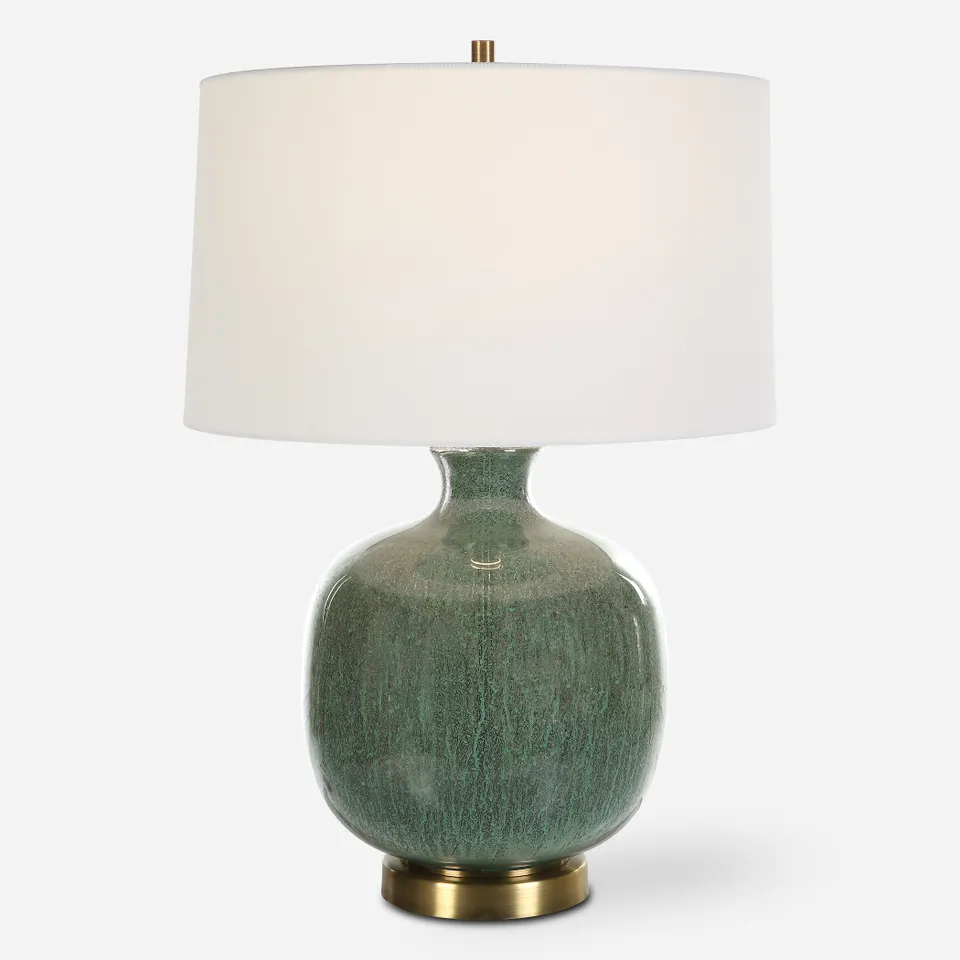 Nataly Aged Green Table Lamp