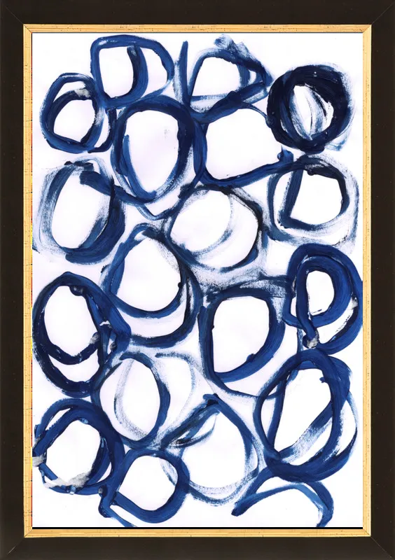 Blue Loops by morioke for Artfully Walls