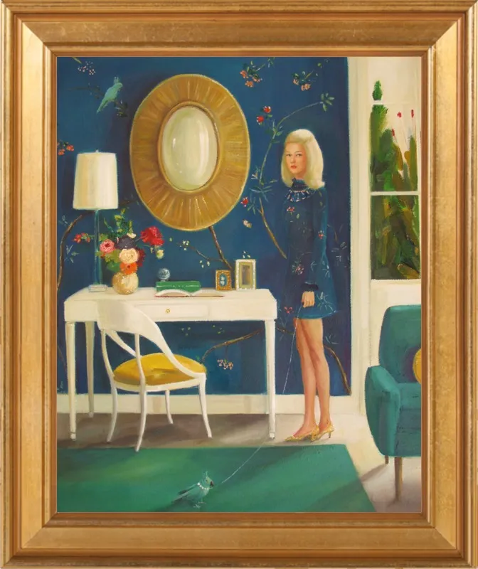 The Invisible Nature of Tansy Fairchild by Janet Hill for Artfully Walls