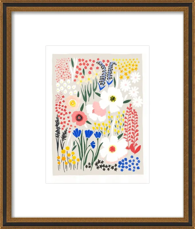 Anemone Garden by Lisa Rupp for Artfully Walls