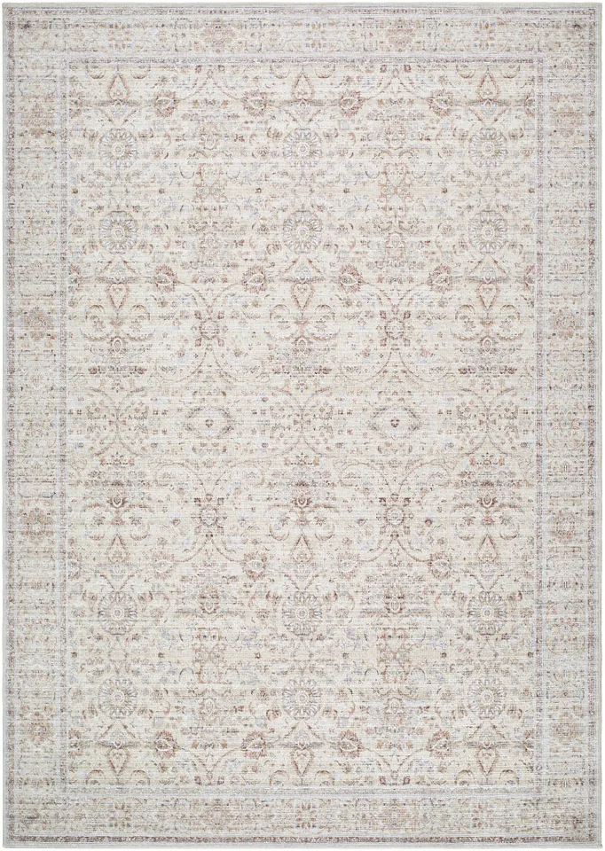 Spokane Beige Indoor 7'9" x 10' Machine Woven Rug