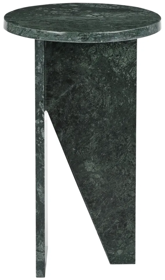 Devlin Marble Drink Table - Green