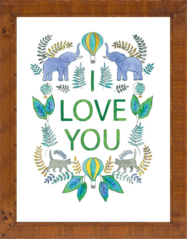I Love You by Rachel Rogers for Artfully Walls