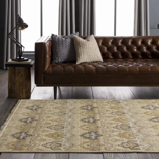 Cambridge Brown Indoor 9' x 13' Handmade Rug