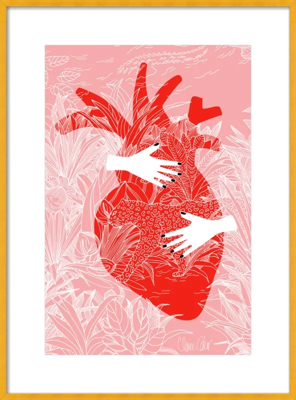 REFUGE ROSE by Claire Colin for Artfully Walls
