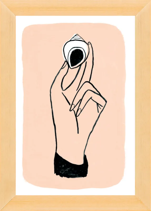 My Hand is My Face by Michael Doyle - Apartment On Belmont for Artfully Walls