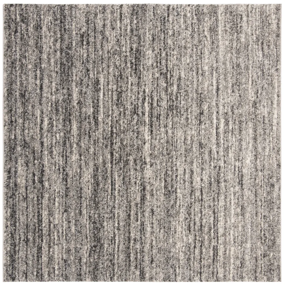 Arlo Home Woven Area Rug, RET2133-1180, Ivory/Grey,  6' X 6' Square