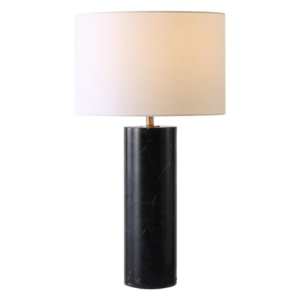 Safavieh Couture Hilary Marble Table Lamp, Black / White