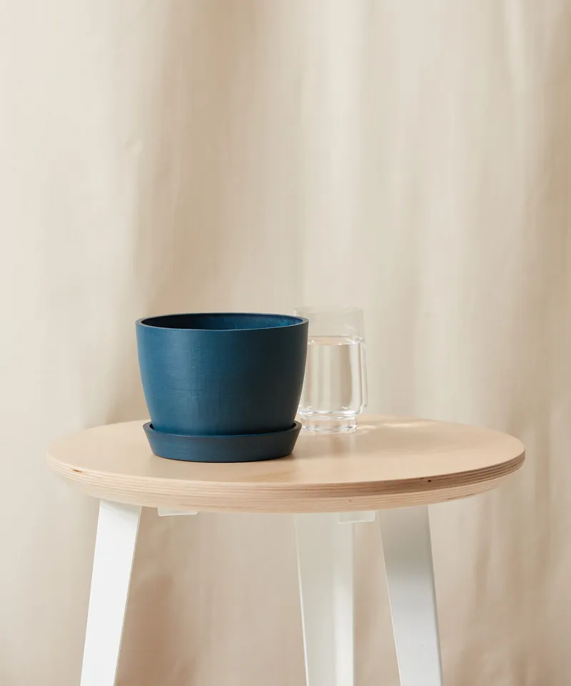 Ecopots Round Pot - Small (6") -  Indigo