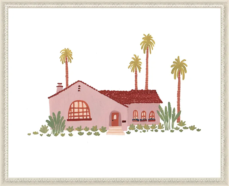 Pink Bungalow by Taylor Ann for Artfully Walls