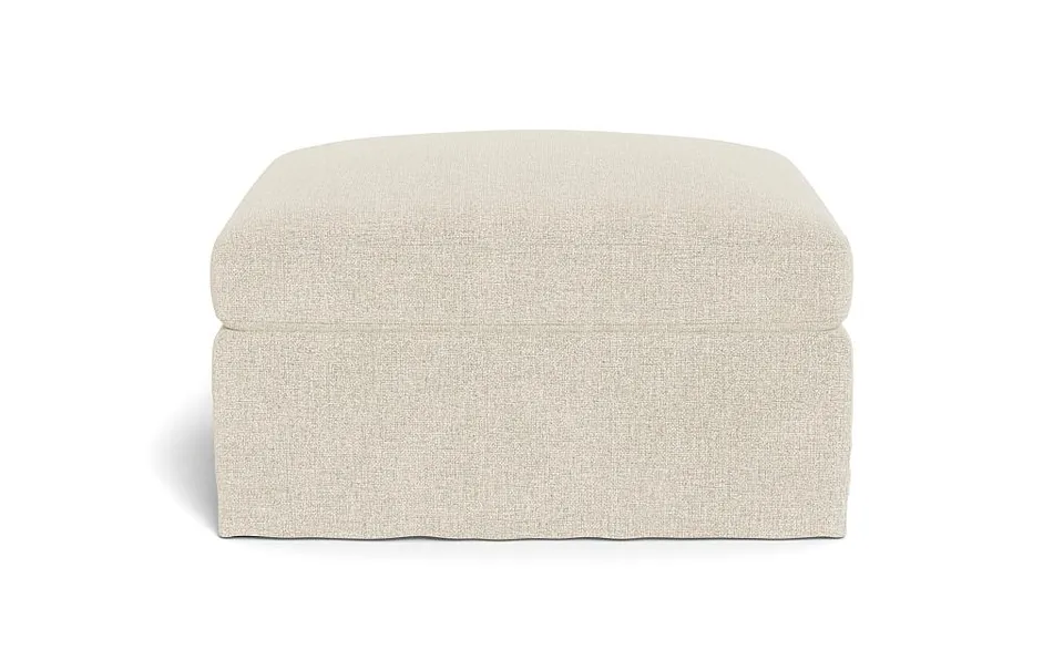 Ella Slipcovered Rectangular Ottoman