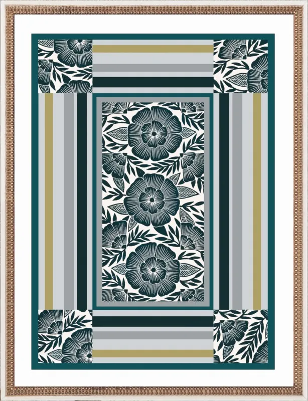 Botanical Frame 1 by Katharine Watson for Artfully Walls