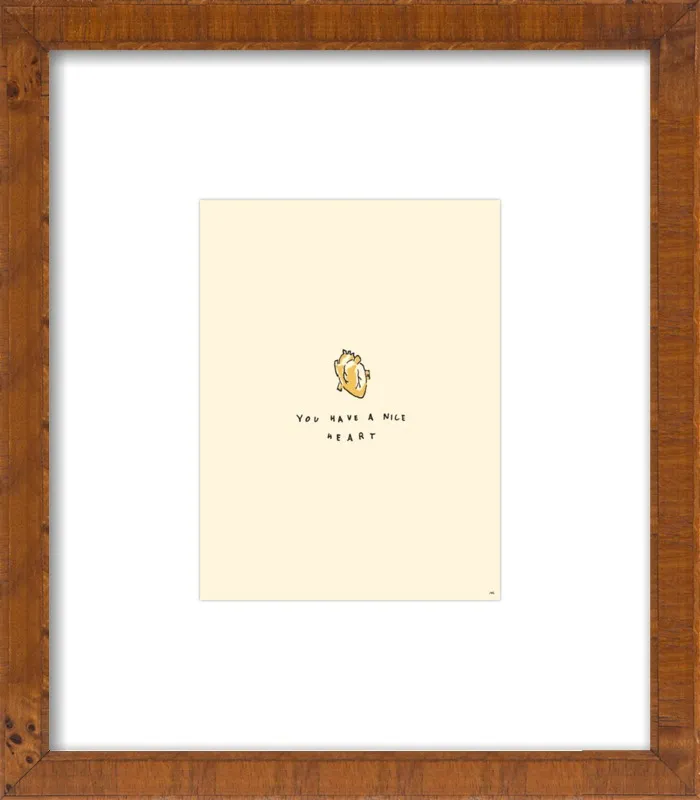 You Have A Nice Heart by Melody Hansen for Artfully Walls