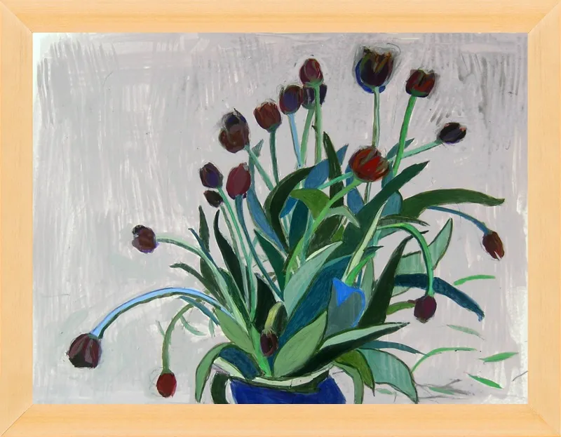 queen of the night tulip by Liz Innvar for Artfully Walls