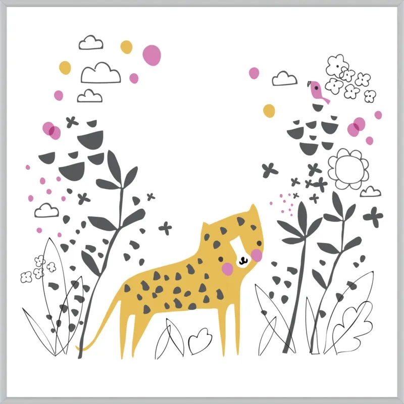 Little jungle leopard by Lizzie Mackay for Artfully Walls