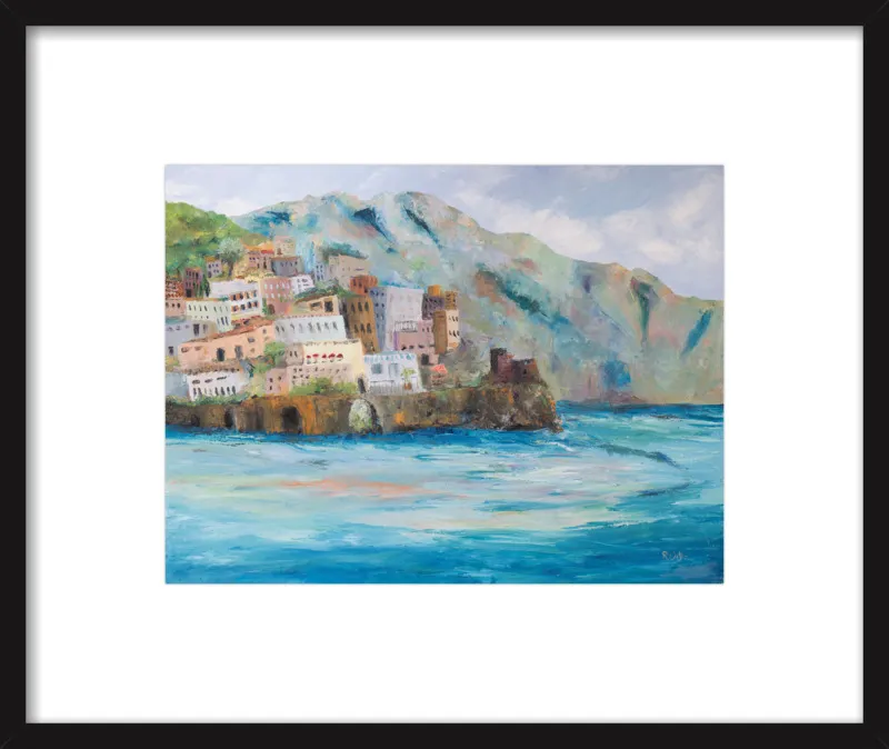 Amalfi Coast by Renee A Ortiz for Artfully Walls