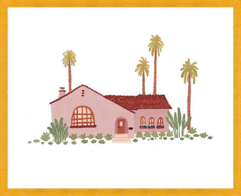 Pink Bungalow by Taylor Ann for Artfully Walls