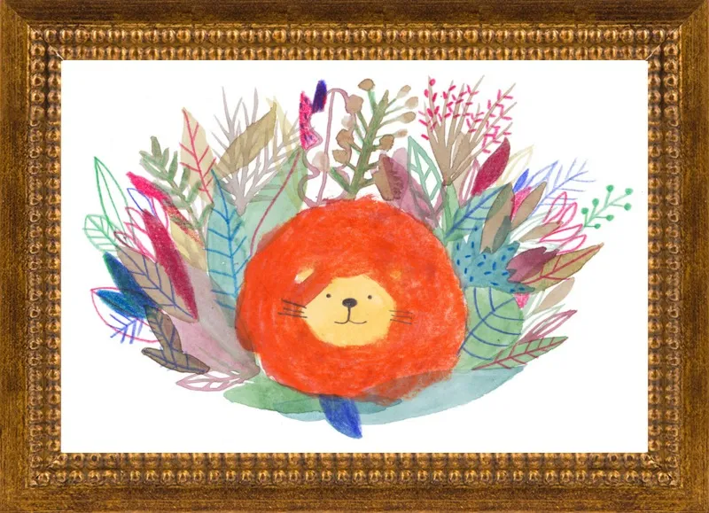 Lion by Marion Barraud for Artfully Walls