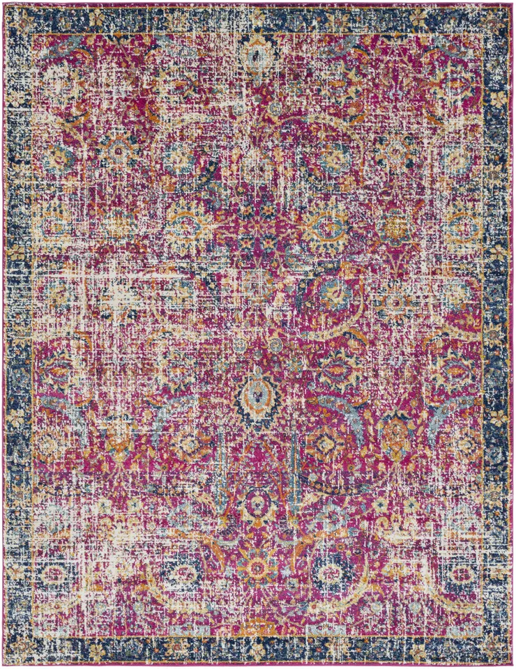 Harput Purple Indoor 8'10" x 12'6" Machine Woven Rug